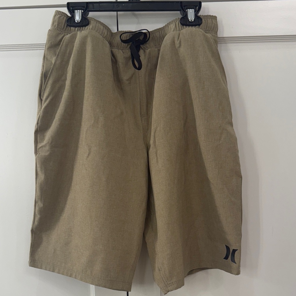 Hurley Brown Drawstring Shorts